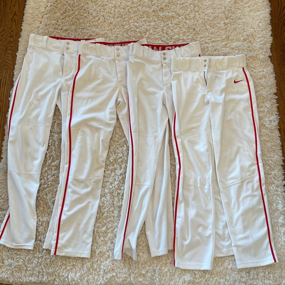 Set Of 4 Boys Nike Brand Youth Xl White 